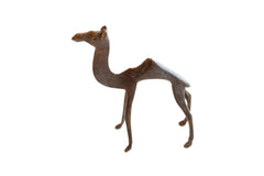 Vintage African Dark Bronze Camel with Broken Tail // ONH Item ab00984