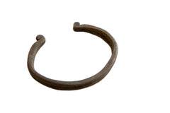 Vintage African Bronze Double Banded Cuff Bracelet // ONH Item ab01010