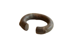 Vintage African Bronze Alloy Cuff Bracelet // ONH Item ab01047