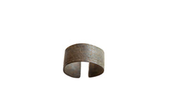 Vintage African Bronze Alloy Cuff Bracelet with Faded Detailing // ONH Item ab01049