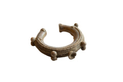 Vintage African Bronze Detailed Cuff Bracelet // ONH Item ab01051