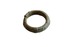 Vintage African Oxidized Bronze Cuff Bracelet // ONH Item ab01052