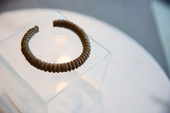Vintage African Copper Cuff Bracelet with Striped Detailing // ONH Item ab01072 Image 3