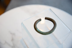 Vintage African Oxidized Copper Cuff Bracelet with Striped Detailing // ONH Item ab01078 Image 2