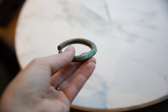 Vintage African Oxidized Copper Cuff Bracelet with Striped Detailing // ONH Item ab01078 Image 5