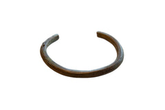 Vintage African Bronze Striped Cuff Bracelet // ONH Item ab01085