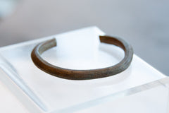 Vintage African Copper Striped Cuff Bracelet // ONH Item ab01088 Image 1