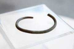 Vintage African Oxidized Bronze Cuff Bracelet // ONH Item ab01100 Image 1