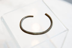 Vintage African Oxidized Bronze Cuff Bracelet // ONH Item ab01100 Image 2