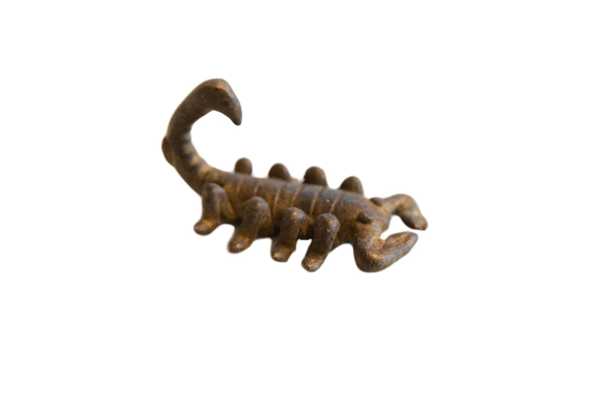 Vintage African Dark Bronze Scorpion // ONH Item ab01121