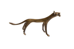Vintage African Bronze Cheetah // ONH Item ab01134