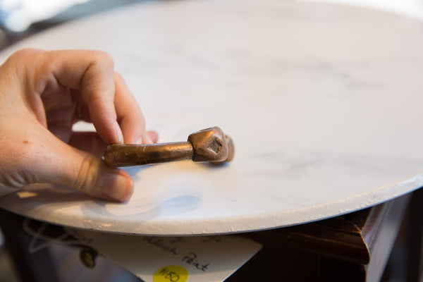 Antique African Copper and Bronze Snake Cuff Bracelet // ONH Item ab01136 Image 6