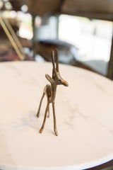 Vintage African Bronze Left Facing Gazelle // ONH Item ab01142 Image 4
