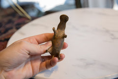 Vintage African Bronze Alloy Medium Hippo // ONH Item ab01148 Image 6