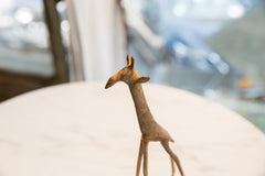Vintage African Bronze Alloy Giraffe with Short Tail // ONH Item ab01149 Image 2
