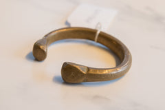 Antique African Bronze Snake Cuff Bracelet // ONH Item ab01153 Image 1