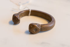 Antique African Copper Alloy Snake Cuff Bracelet // ONH Item ab01154 Image 1