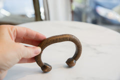 Antique African Copper Alloy Snake Cuff Bracelet // ONH Item ab01164 Image 4