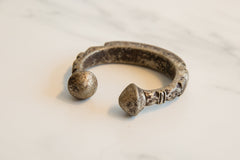 Antique African Aluminum Snake Cuff Bracelet // ONH Item ab01168 Image 1