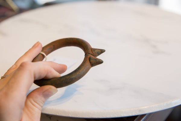 Vintage African Metal Bracelet with Spikes // ONH Item ab01169 Image 3