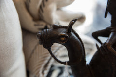 Vintage African Bronze Warriors Atop Camel // ONH Item ab01179 Image 3
