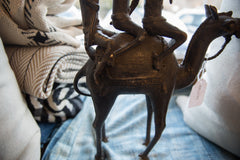 Vintage African Bronze Warriors Atop Camel // ONH Item ab01179 Image 8