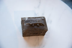 Vintage African Bronze Decorative Crocodile Box // ONH Item ab01182 Image 2