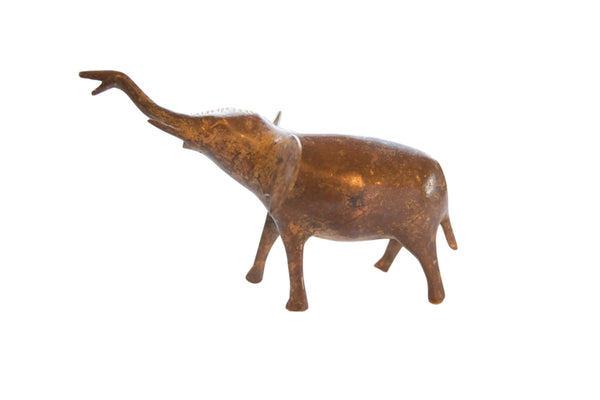 Vintage African Copper Elephant // ONH Item ab01190