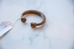 Antique African Copper Alloy Snake Cuff Bracelet // ONH Item ab01202 Image 2