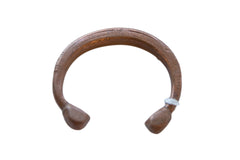 Antique African Copper Snake Cuff Bracelet // ONH Item ab01205