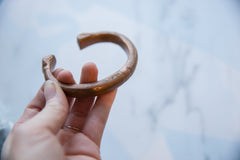 Antique African Copper Snake Cuff Bracelet // ONH Item ab01206 Image 4