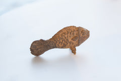 Vintage African Bronze Fish with Light Patina // ONH Item ab01207 Image 1