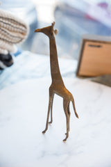 Vintage African Bronze Giraffe // ONH Item ab01210 Image 2