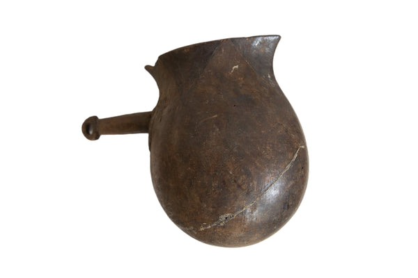 Vintage African Restored Wooden Pitcher // ONH Item ab01215