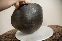 Vintage African Black Wooden Bowl // ONH Item ab01216 Image 4