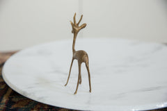 Vintage African Bronze Forward Facing Fawn // ONH Item ab01219 Image 4