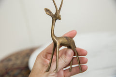 Vintage African Bronze Left Facing Gazelle // ONH Item ab01221 Image 4