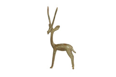 Vintage African Lightly Oxidized Left Facing Gazelle // ONH Item ab01222