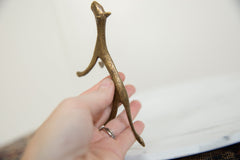 Vintage African Bronze Cheetah // ONH Item ab01225 Image 4