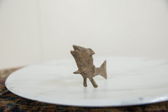 Vintage African Bronze Fish // ONH Item ab01231 Image 2