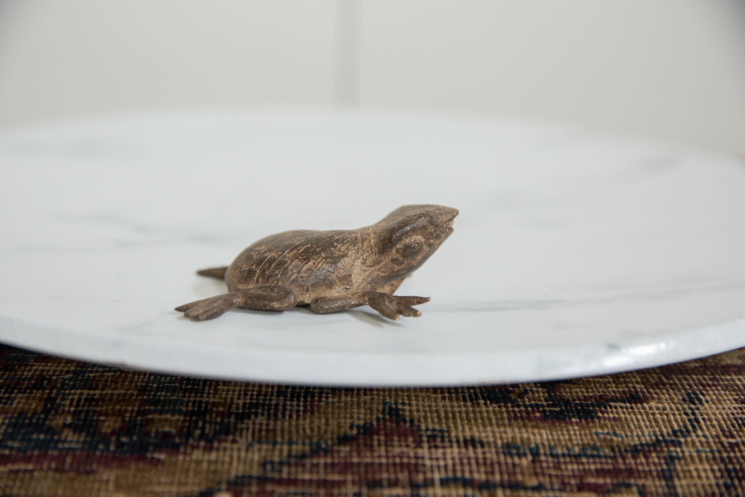 Vintage African Bronze Frog // ONH Item ab01234 Image 1