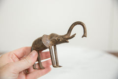 Vintage African Bronze Elephant // ONH Item ab01243 Image 4