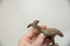 Vintage African Bronze Kori Bustard Bird // ONH Item ab01244 Image 3
