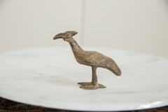 Vintage African Bronze Kori Bustard Bird // ONH Item ab01246 Image 1