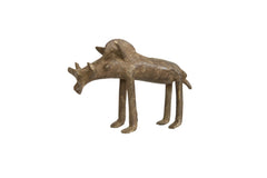 Vintage African Bronze Warthog // ONH Item ab01251