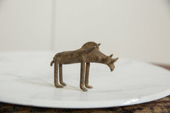 Vintage African Bronze Warthog // ONH Item ab01251 Image 1