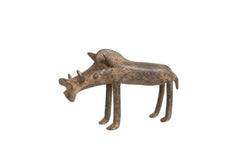 Vintage African Bronze Warthog // ONH Item ab01253