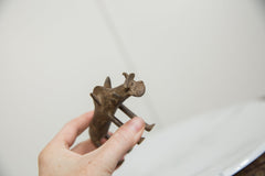 Vintage African Bronze Warthog // ONH Item ab01253 Image 2
