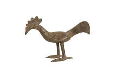 Vintage African Bronze Long Tailed Bird // ONH Item ab01255