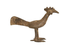 Vintage African Bronze Long Tailed Bird // ONH Item ab01257
